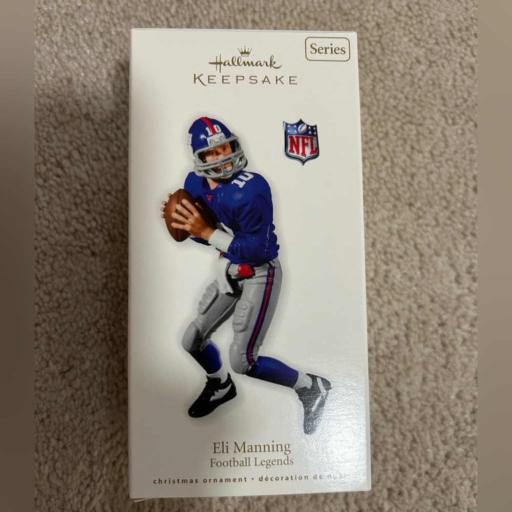 Eli Manning Hallmark Keepsake Christmas tree ornament